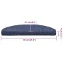 Alfombrilla autoadhesiva escalera 30 uds azul 65x21x4 cm de , Alfombrillas para escalones - Ref: Foro24-3365660, Precio: 79,2...