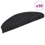 Alfombrilla autoadhesiva escalera 30 uds negro 65x21x4 cm de , Alfombrillas para escalones - Ref: Foro24-3365657, Precio: 93,...