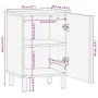 Mueble de baño madera maciza mango marrón 38x33,5x58 cm de , Muebles de baño - Ref: Foro24-4017741, Precio: 87,12 €, Descuent...