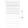 Estor cebra blanco 70x150 cm tejido ancho 65,9 cm poliéster de , Persianas y estores - Ref: Foro24-4014749, Precio: 23,03 €, ...