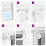 Estor cebra blanco 70x150 cm tejido ancho 65,9 cm poliéster de , Persianas y estores - Ref: Foro24-4014749, Precio: 23,03 €, ...