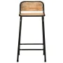 Taburetes de barra 2 uds 46x35,5x80 cm madera maciza de mango de , Taburetes de cocina - Ref: Foro24-4013530, Precio: 127,50 ...
