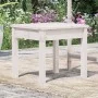 Banco de jardín madera maciza pino blanco 50x44x45 cm de vidaXL, Bancos de jardín - Ref: Foro24-823991, Precio: 48,00 €, Desc...