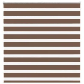 Estor cebra marrón 140x100 cm tejido ancho 135,9 cm poliéster de , Persianas y estores - Ref: Foro24-4014321, Precio: 29,45 €...