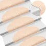Alfombrilla autoadhesiva escalera 20 uds crema 65x21x4 cm de , Alfombrillas para escalones - Ref: Foro24-3365643, Precio: 49,...