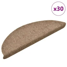 Alfombrilla autoadhesiva escalera 30 uds crema 56x17x3 cm de , Alfombrillas para escalones - Ref: Foro24-3365688, Precio: 80,...