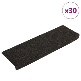 Alfombrilla autoadhesiva escalera 30 uds marrón oscuro de , Alfombrillas para escalones - Ref: Foro24-3365697, Precio: 71,45 ...