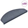 Alfombrilla escalera 30 uds gris oscuro y azul 65x24x4 cm de , Alfombrillas para escalones - Ref: Foro24-3365759, Precio: 95,...
