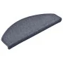 Alfombrilla escalera 30 uds gris oscuro y azul 65x24x4 cm de , Alfombrillas para escalones - Ref: Foro24-3365759, Precio: 95,...