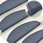 Alfombrilla escalera 30 uds gris oscuro y azul 65x24x4 cm de , Alfombrillas para escalones - Ref: Foro24-3365759, Precio: 95,...