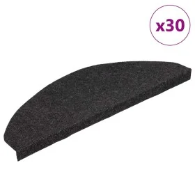 Alfombrilla autoadhesiva escalera 30 uds negro 65x22,5x3,5 cm de , Alfombrillas para escalones - Ref: Foro24-3365907, Precio:...