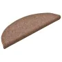 Alfombrilla escalera 30 uds marrón 56x17x3 cm de , Alfombrillas para escalones - Ref: Foro24-3365744, Precio: 118,36 €, Descu...
