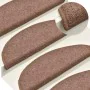 Alfombrilla escalera 30 uds marrón 56x17x3 cm de , Alfombrillas para escalones - Ref: Foro24-3365744, Precio: 118,36 €, Descu...