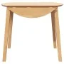 Mesa de comedor natural madera maciza roble caucho de , Mesas de cocina y de comedor - Ref: Foro24-4102530, Precio: 180,13 €,...