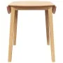 Mesa de comedor natural madera maciza roble caucho de , Mesas de cocina y de comedor - Ref: Foro24-4102530, Precio: 180,13 €,...