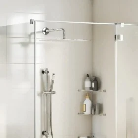 Cabezal de ducha cuadrado efecto lluvia acero inox 304 40x40 cm de , Cabezales de ducha - Ref: Foro24-4103915, Precio: 44,58 ...