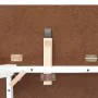 Mesa de comedor de madera maciza de caucho blanco de , Mesas de cocina y de comedor - Ref: Foro24-4102532, Precio: 129,25 €, ...
