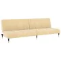 Sofá cama de 2 plazas terciopelo color crema by , Sofas - Ref: Foro24-375883, Price: 251,09 €, Discount: %