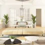 Sofá cama de 2 plazas terciopelo color crema by , Sofas - Ref: Foro24-375883, Price: 251,09 €, Discount: %