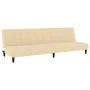 Sofá cama de 2 plazas terciopelo color crema by , Sofas - Ref: Foro24-375772, Price: 244,37 €, Discount: %