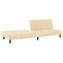 Sofá cama de 2 plazas terciopelo color crema by , Sofas - Ref: Foro24-375772, Price: 244,37 €, Discount: %