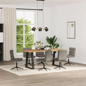 Sillas de comedor 6 unidades cuero sintético gris by , dining chairs - Ref: Foro24-3315710, Price: 369,15 €, Discount: %