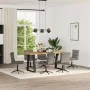 Sillas de comedor 6 unidades cuero sintético gris de , Sillas de comedor - Ref: Foro24-3315710, Precio: 369,15 €, Descuento: %