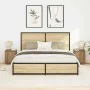 Mesitas de noche con luces LED 2 uds roble artisan 38x34x50 cm de , Mesitas de noche - Ref: Foro24-861282, Precio: 82,61 €, D...