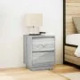 Mesillas de noche con luces LED 2 uds gris sonoma 38x34x50 cm by , Nightstands - Ref: Foro24-861294, Price: 101,20 €, Discoun...