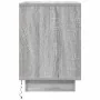 Mesillas de noche con luces LED 2 uds gris sonoma 38x34x50 cm by , Nightstands - Ref: Foro24-861294, Price: 101,20 €, Discoun...