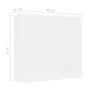 Estantería de madera contrachapada blanco 80x24x75 cm de , Librerías y estanterías - Ref: Foro24-800891, Precio: 45,34 €, Des...