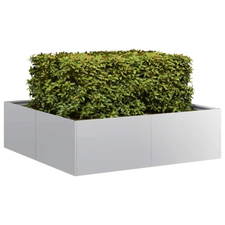 Jardinera 100x100x30 cm de acero galvanizado de , Maceteros y jardineras - Ref: Foro24-860813, Precio: 64,76 €, Descuento: %