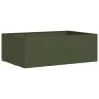 Jardinera acero verde oliva 120x80x40cm de , Maceteros y jardineras - Ref: Foro24-860748, Precio: 93,85 €, Descuento: %