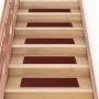 Alfombrillas escaleras autoadhesivas 30uds rojas 76x20 cm de , Alfombrillas para escalones - Ref: Foro24-3365725, Precio: 59,...