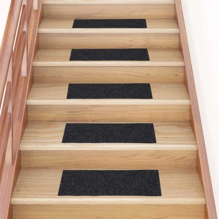 Alfombrillas escaleras autoadhesivas 30uds gris 60x25 cm de , Alfombrillas para escalones - Ref: Foro24-3365704, Precio: 54,9...