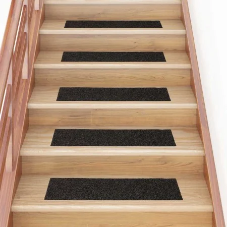 Alfombrillas escaleras autoadhesivas 30uds marrón 76x20 cm de , Alfombrillas para escalones - Ref: Foro24-3365727, Precio: 59...