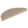 Alfombra autoadhesiva escalera sisal 30 uds beige claro de , Alfombrillas para escalones - Ref: Foro24-3365868, Precio: 143,0...