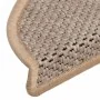 Alfombra autoadhesiva escalera sisal 30 uds beige claro de , Alfombrillas para escalones - Ref: Foro24-3365868, Precio: 143,0...