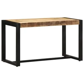 Banco 80x35x45 cm madera maciza de mango rugoso von , Bänke für Hallen und Lager - Ref: Foro24-4015979, Preis: 114,42 €, Raba...