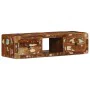 Mueble de TV de pared madera maciza reciclada 100x32x25 cm de , Almacenamiento para CD y DVD - Ref: Foro24-4104526, Precio: 1...