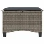 Taburetes de jardín con cojines 2 uds gris 55x55x36 cm de , Otomanas de exterior - Ref: Foro24-4108248, Precio: 126,70 €, Des...