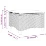 Taburetes de jardín con cojines 2 uds gris 55x55x36 cm de , Otomanas de exterior - Ref: Foro24-4108248, Precio: 126,70 €, Des...