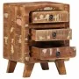 Mesilla de noche 2 uds 37x32x50 cm madera maciza reciclada de , Mesitas de noche - Ref: Foro24-4104518, Precio: 231,69 €, Des...