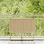 Mesa de jardín plegable ratán sintético beige 90x51x75 cm de , Mesas de jardín - Ref: Foro24-4108257, Precio: 80,22 €, Descue...