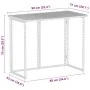 Mesa de jardín plegable ratán sintético beige 90x51x75 cm de , Mesas de jardín - Ref: Foro24-4108257, Precio: 80,22 €, Descue...