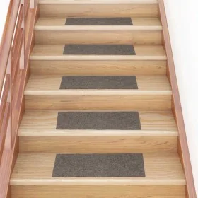 Alfombrillas escaleras autoadhesivas 30uds crema 60x25 cm de , Alfombrillas para escalones - Ref: Foro24-3365712, Precio: 71,...