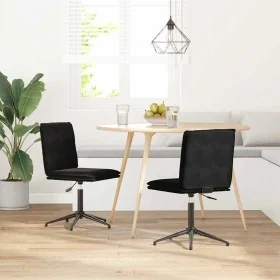 Sillas de comedor 2 unidades terciopelo negro von , Essstühle - Ref: Foro24-3315373, Preis: 114,95 €, Rabatt: %