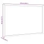 Pizarra con marco de madera maciza de pino negra 60x40 cm de , Tablones de anuncios - Ref: Foro24-4017411, Precio: 17,76 €, D...