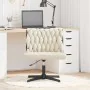 Silla de oficina giratoria tejido imitación lana rizada crema von , Stühle - Ref: Foro24-4105396, Preis: 91,79 €, Rabatt: %
