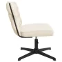 Silla de oficina giratoria tejido imitación lana rizada crema von , Stühle - Ref: Foro24-4105396, Preis: 91,79 €, Rabatt: %